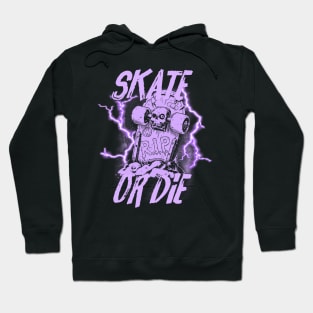 Skate or die - Pastel Purple Hoodie